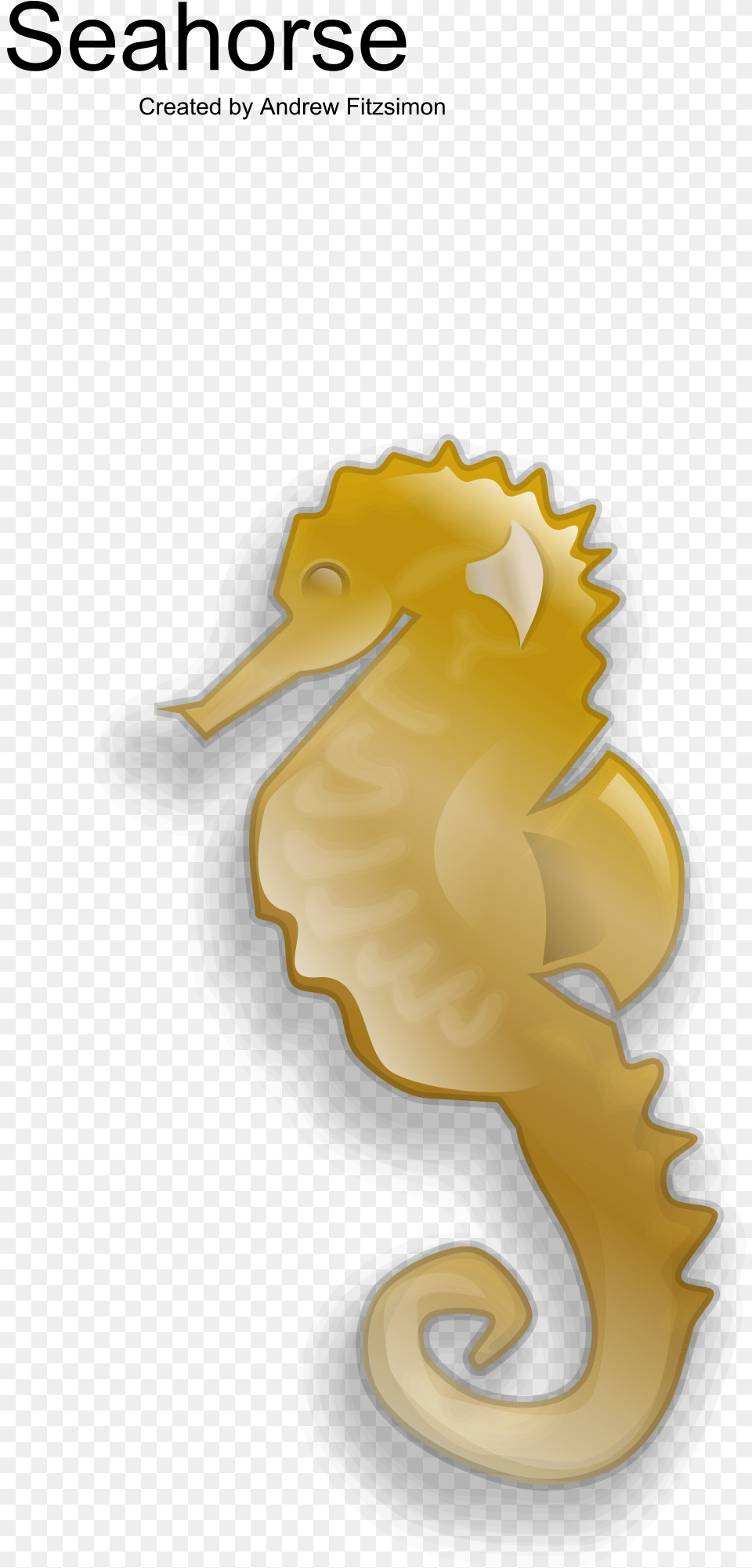 Seahorse Clip Arts For Web Gold Seahorse Clipart, Animal, Mammal, Sea Life Free Png