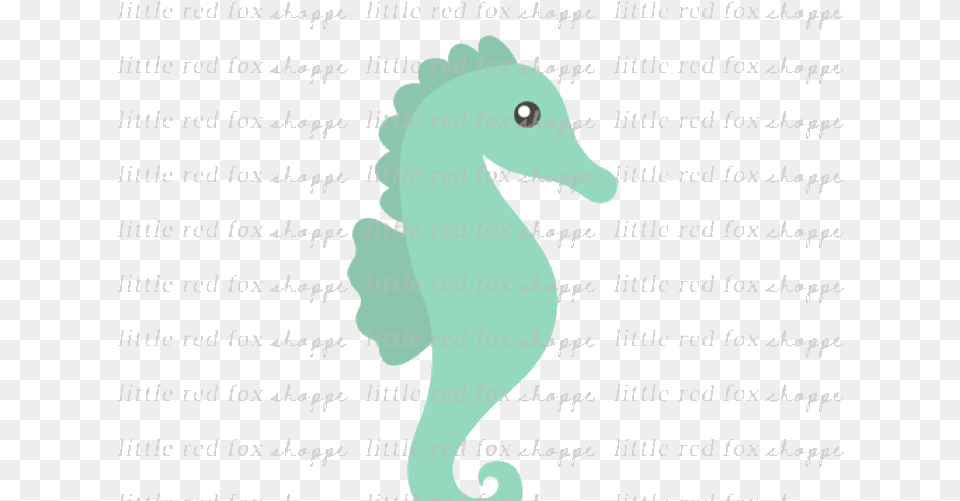 Seahorse Clipart By Little Red Fox Shoppe Transparent Northern Seahorse, Animal, Bear, Mammal, Wildlife Free Png