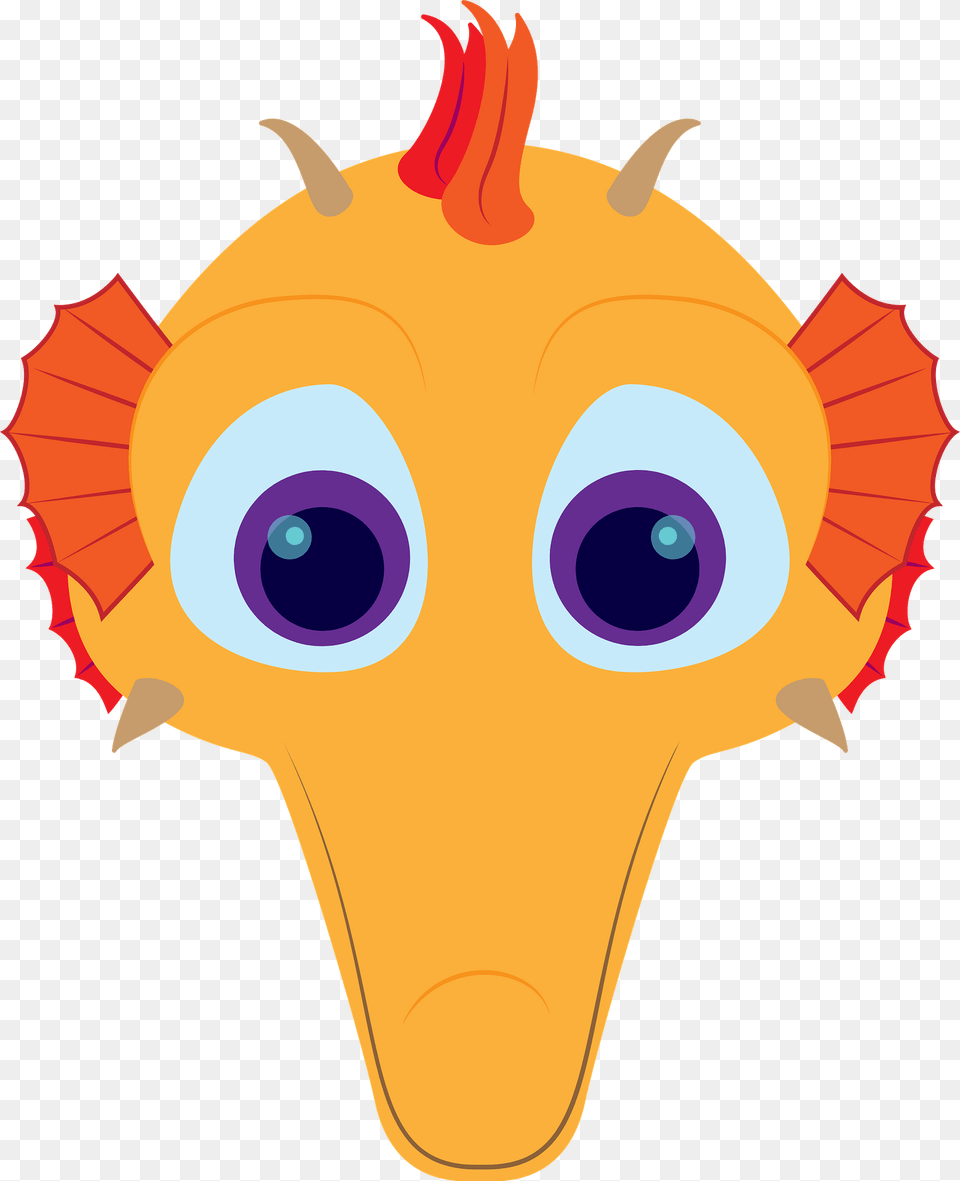 Seahorse Face Clipart Free Png