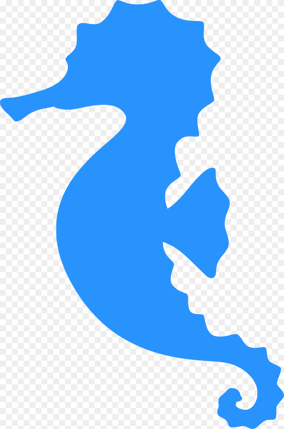 Seahorse Silhouette, Animal, Mammal, Sea Life, Person Png Image