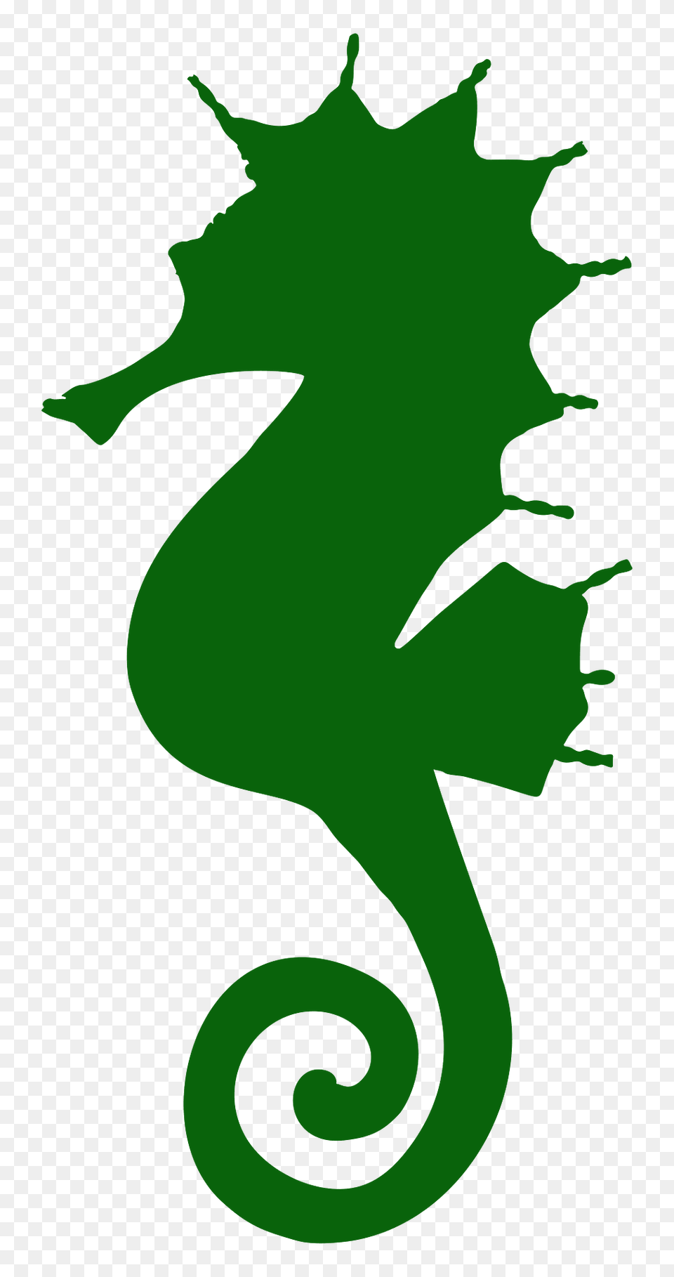 Seahorse Silhouette, Person, Animal, Mammal Free Png