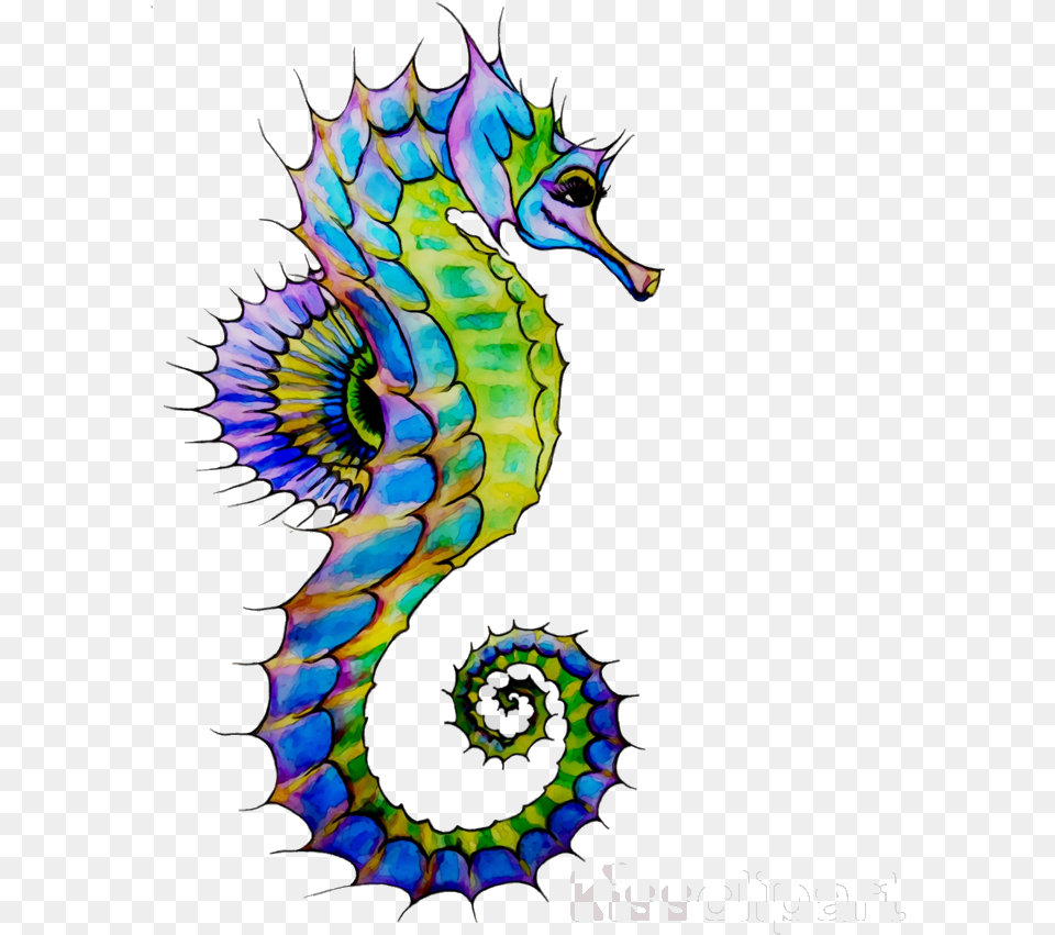 Seahorse Travel Cartoon Clipart Fish Transparent Clip, Animal, Sea Life, Mammal Png Image