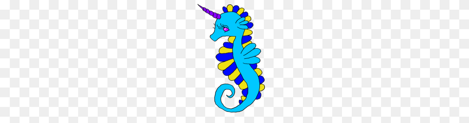Seahorse Unicorn Seahorse With Horn, Animal, Mammal, Dynamite, Weapon Png