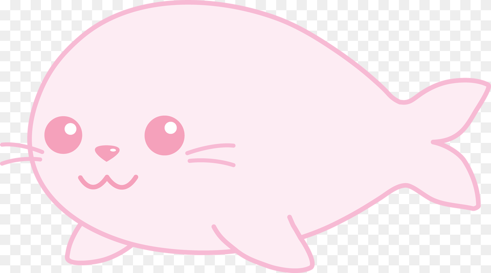 Seal Clipart Pink, Animal, Sea Life Free Transparent Png