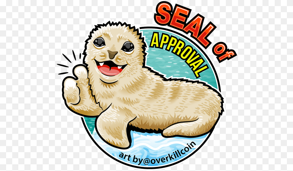 Seal Of Approval In Full Colour Cartoon, Face, Head, Person Free Transparent Png