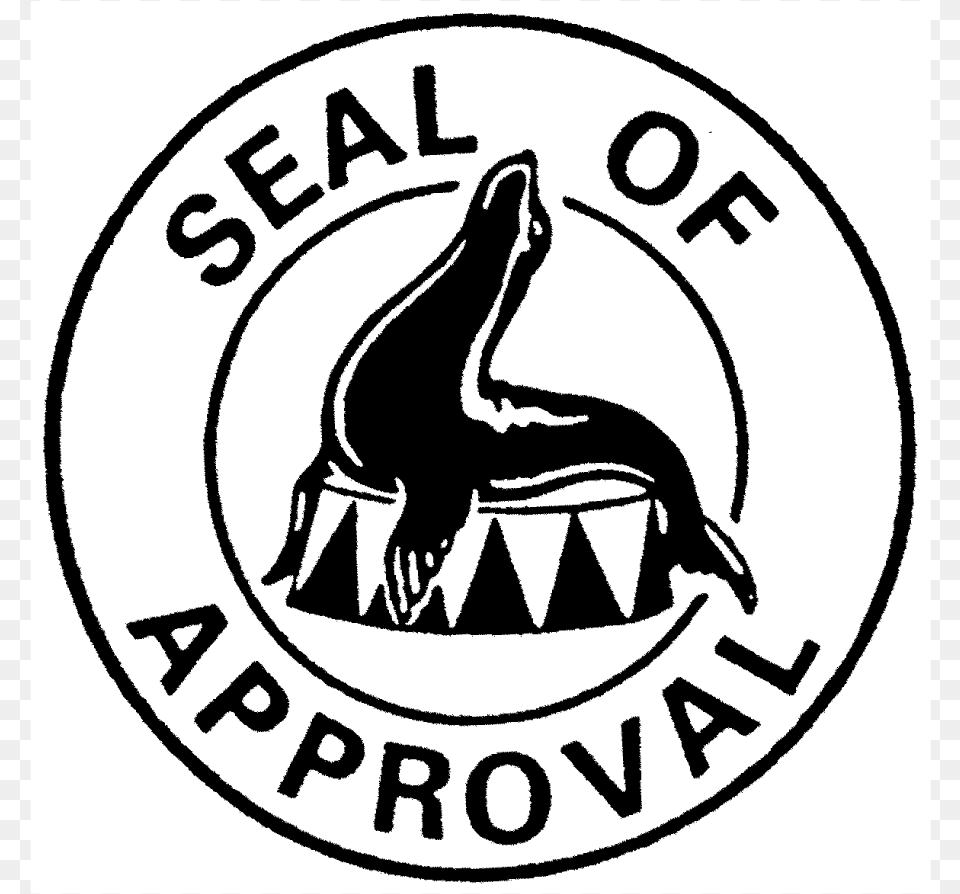 Seal Of Approval Rubber Stamp Seal Of Approval, Logo, Animal, Mammal, Sea Life Png Image