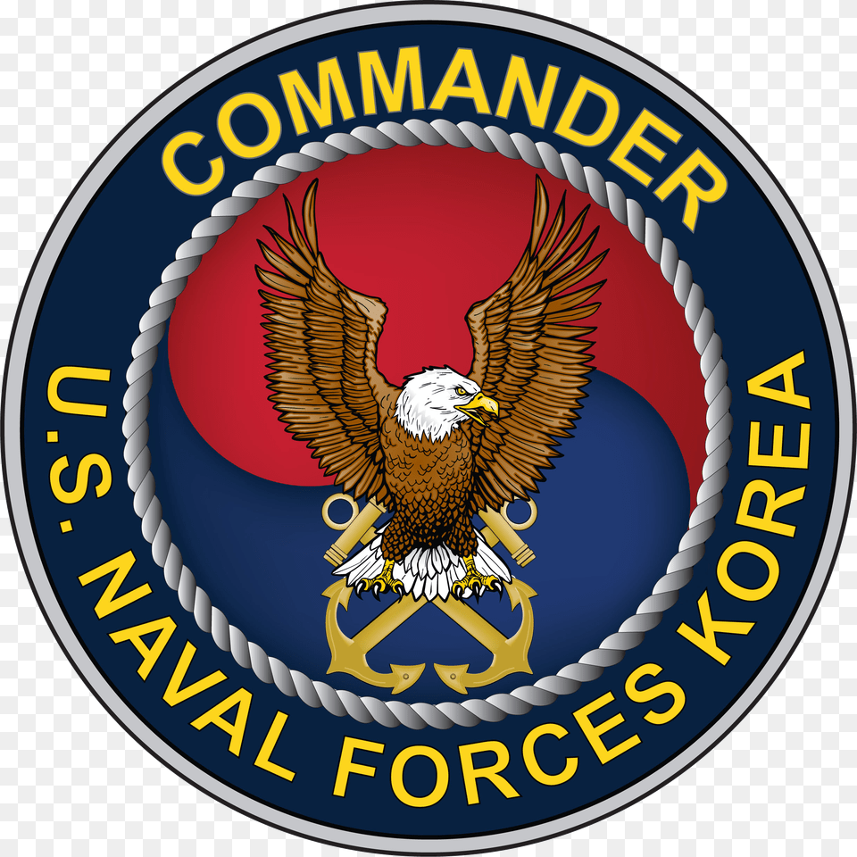 Seal Of Commander U Commander Naval Forces Korea, Badge, Emblem, Logo, Symbol Png