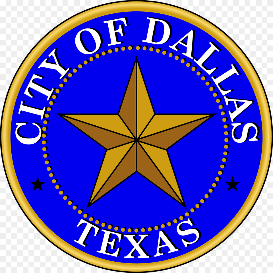 Seal Of Dallas Clipart, Symbol, Logo, Emblem Free Transparent Png