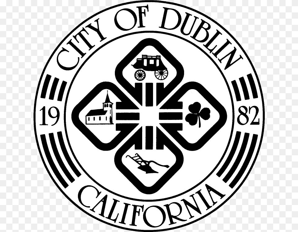 Seal Of Dublin California, Emblem, Symbol, Logo Png