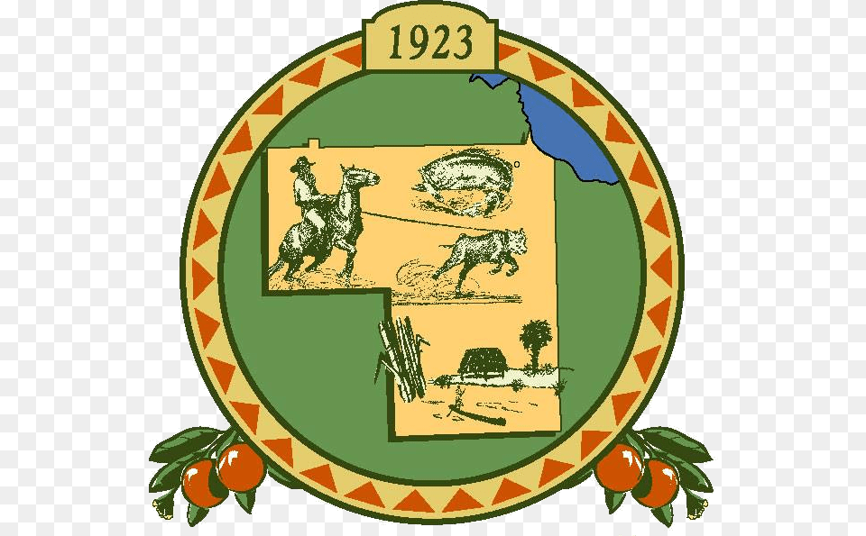 Seal Of Hendry County Florida Hendry County Florida, Logo, Symbol, Citrus Fruit, Food Free Png Download