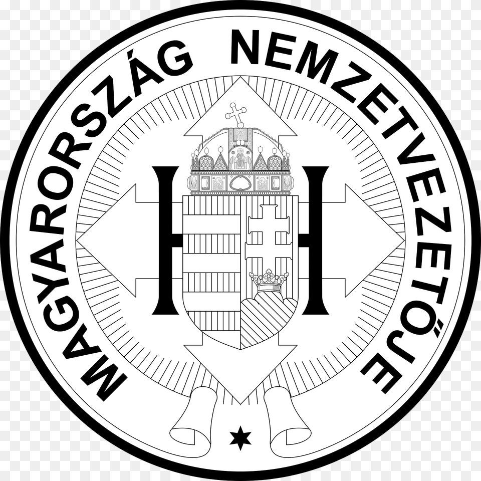 Seal Of Hungary 1945 Clipart, Badge, Logo, Symbol, Emblem Png