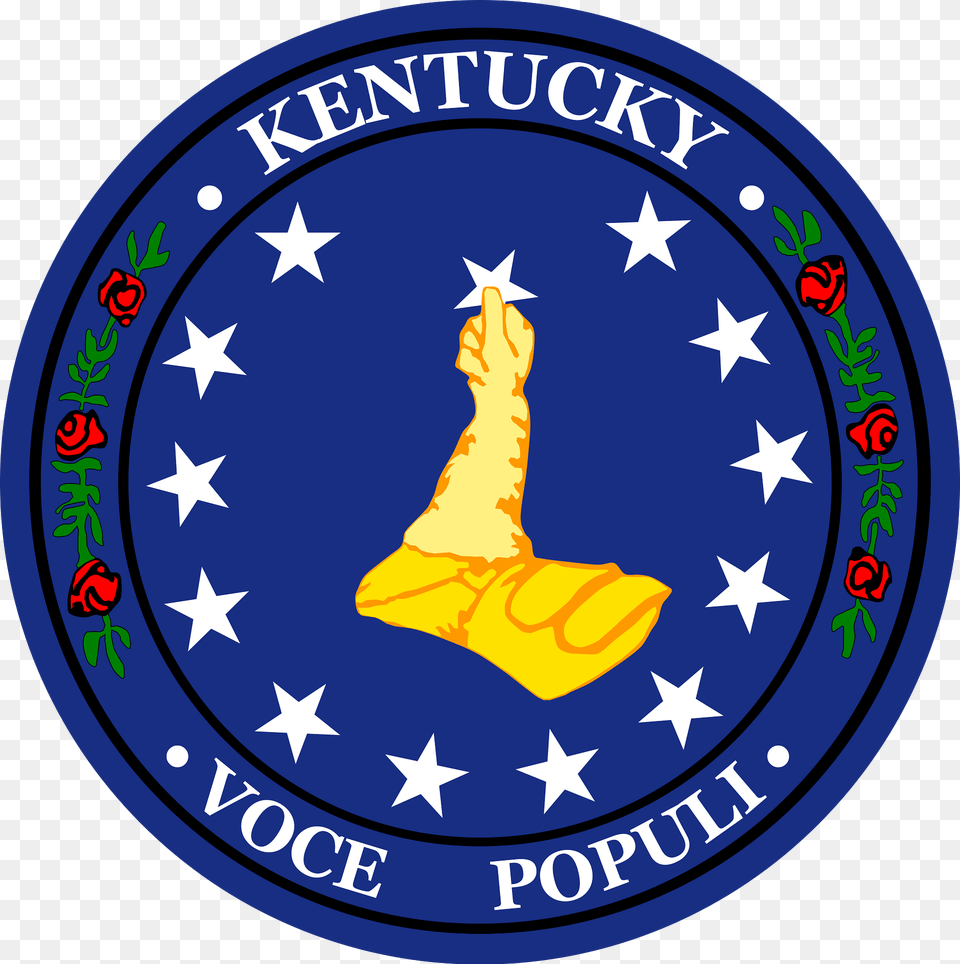 Seal Of Kentucky Confederate Shadow Government Clipart, Flag, Emblem, Symbol, Logo Free Png
