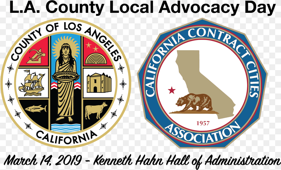 Seal Of Los Angeles County California, Symbol, Badge, Emblem, Logo Free Png