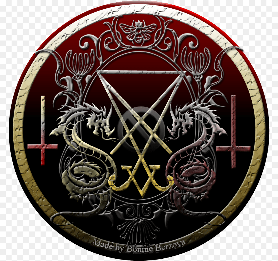 Seal Of Lucifer Download Emblem, Symbol, Chandelier, Lamp Png