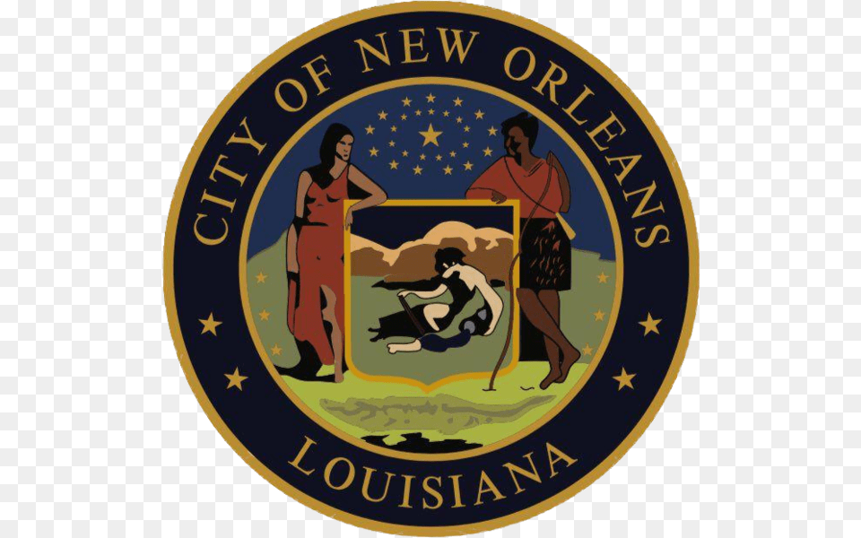 Seal Of New Orleans Louisiana Coronavirus In New Orleans, Symbol, Badge, Logo, Adult Png