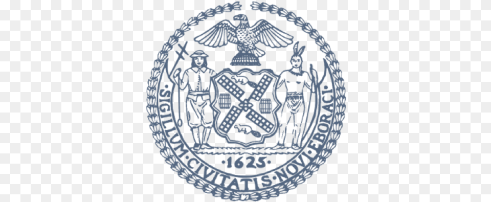 Seal Of Ny New York City Flag, Badge, Logo, Symbol, Emblem Png