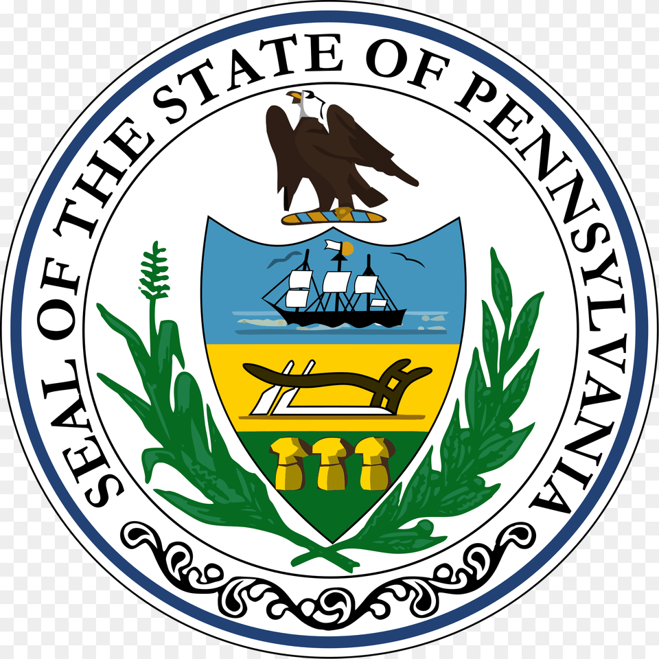 Seal Of Pennsylvania, Emblem, Logo, Symbol, Animal Png Image
