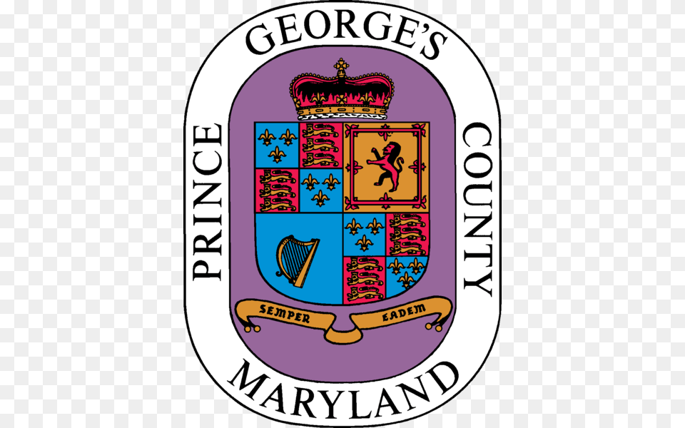Seal Of Prince Georges County Maryland, Baby, Person, Logo, Emblem Free Png
