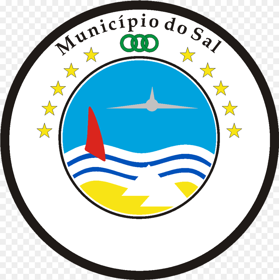 Seal Of Sal Cape Verde Circle, Logo, Symbol, Disk, Emblem Free Png Download