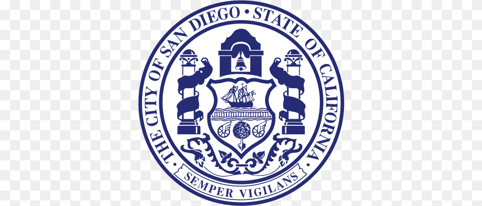 Seal Of San Diego California Seal Of San Diego, Logo, Badge, Symbol, Emblem Free Png