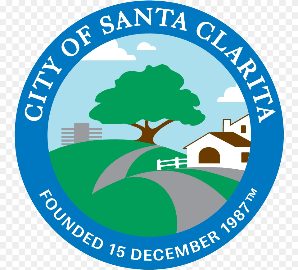 Seal Of Santa Clarita California Santa Clarita, Logo, Badge, Symbol, Neighborhood Png