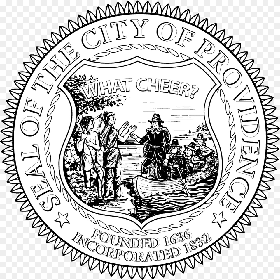 Seal Of The City Of Providence Rhode Island Providence Rhode Island Seal, Adult, Person, Female, Woman Png Image