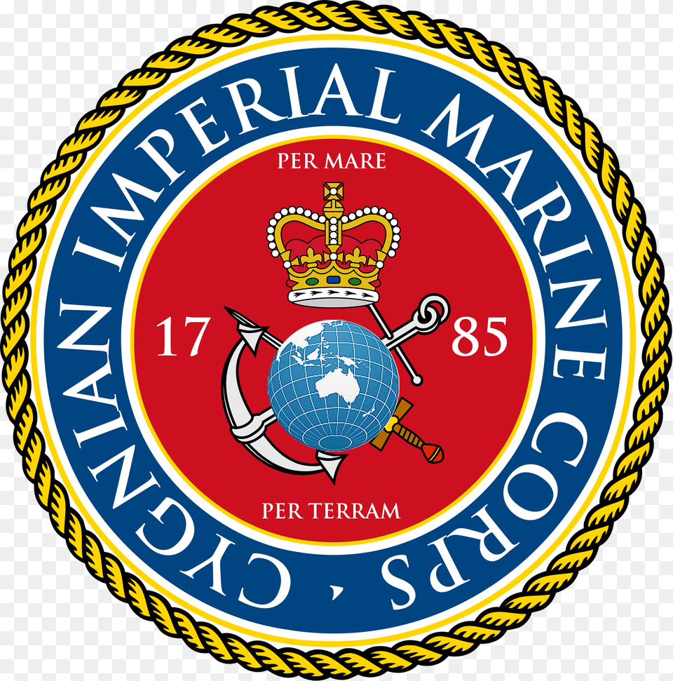 Seal Of The Cygnian Imperial Marine Corps Us Marines, Badge, Emblem, Logo, Symbol Png Image