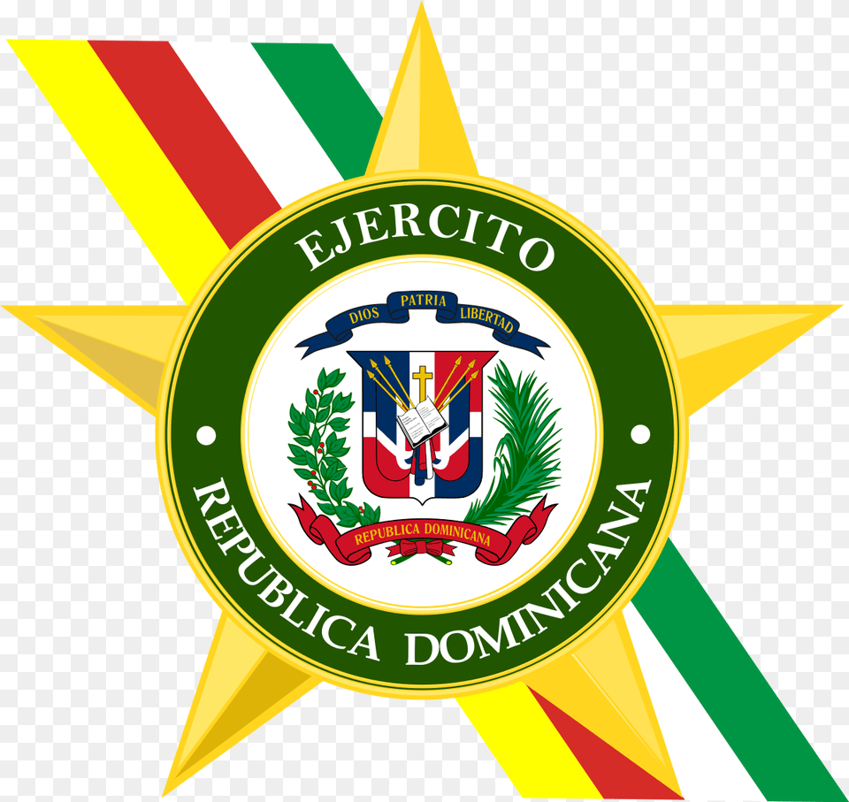 Seal Of The Dominican Army Ejercito Dominicano, Logo, Badge, Symbol, Emblem Png