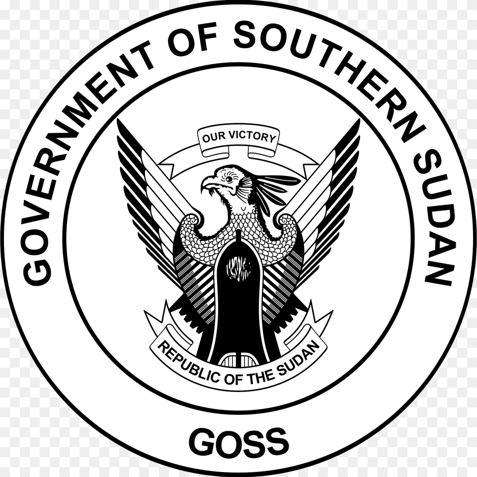 Seal Of The Government Of Southern Sudan 2005 2011 Clipart, Emblem, Logo, Symbol, Badge Png