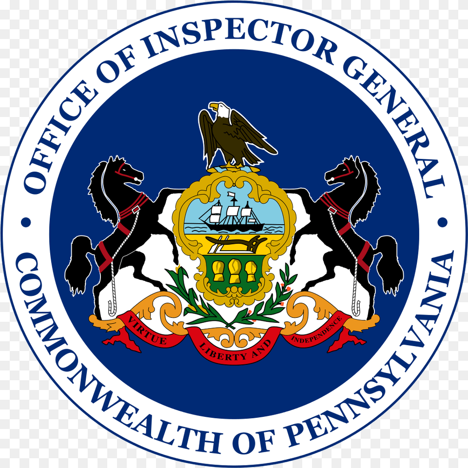 Seal Of The Inspector General Commonwealth Of Pennsylvania, Symbol, Logo, Emblem, Badge Png