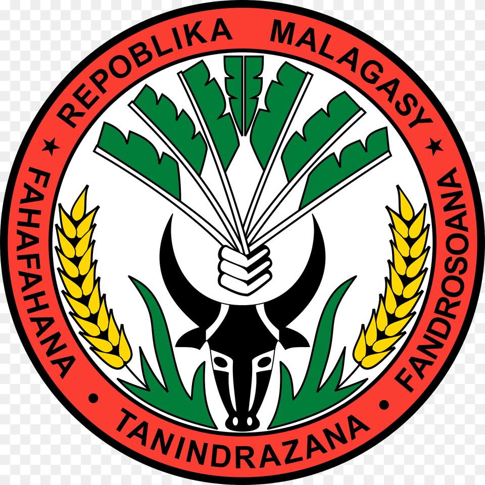 Seal Of The Malagasy Republic Clipart, Emblem, Symbol, Logo Free Png