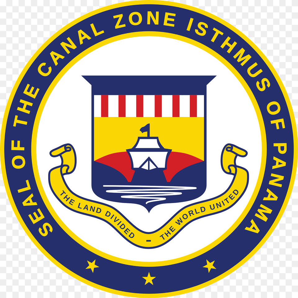 Seal Of The Panama Canal Zone Clipart, Badge, Emblem, Logo, Symbol Free Png Download