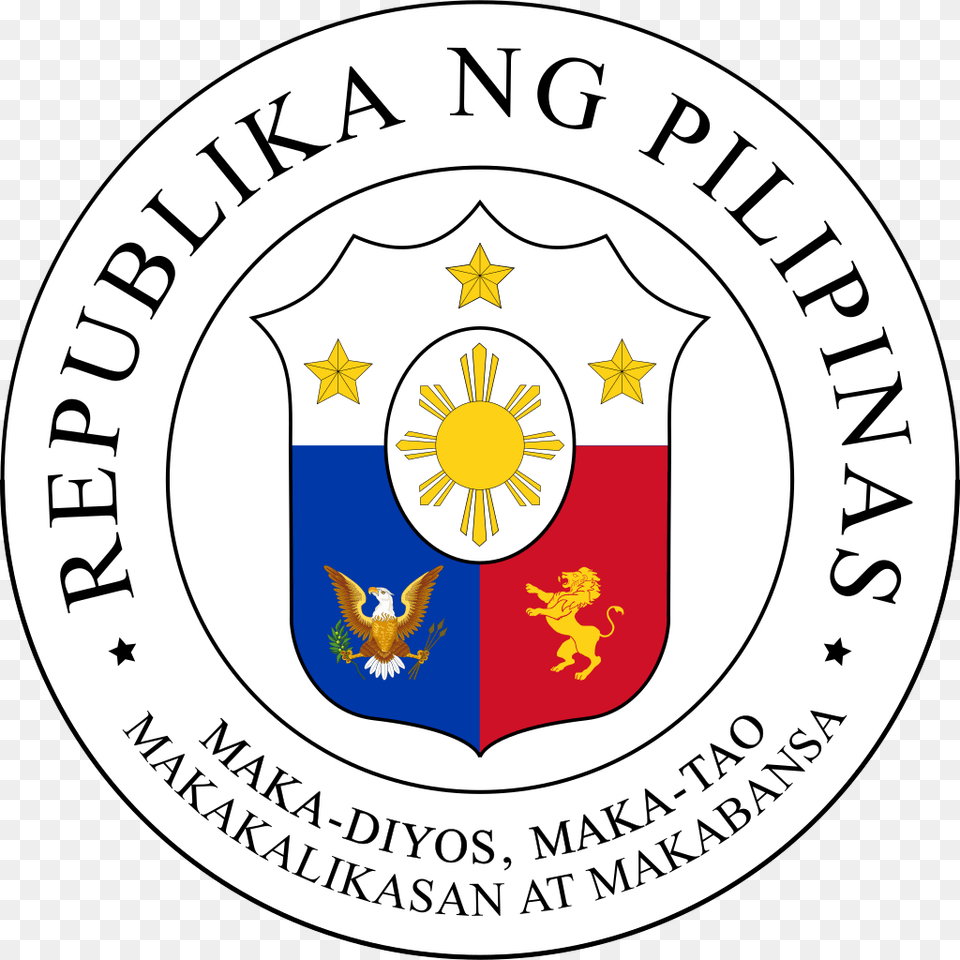 Seal Of The Philippines Great Seal Of The Philippines, Emblem, Symbol, Logo Free Transparent Png