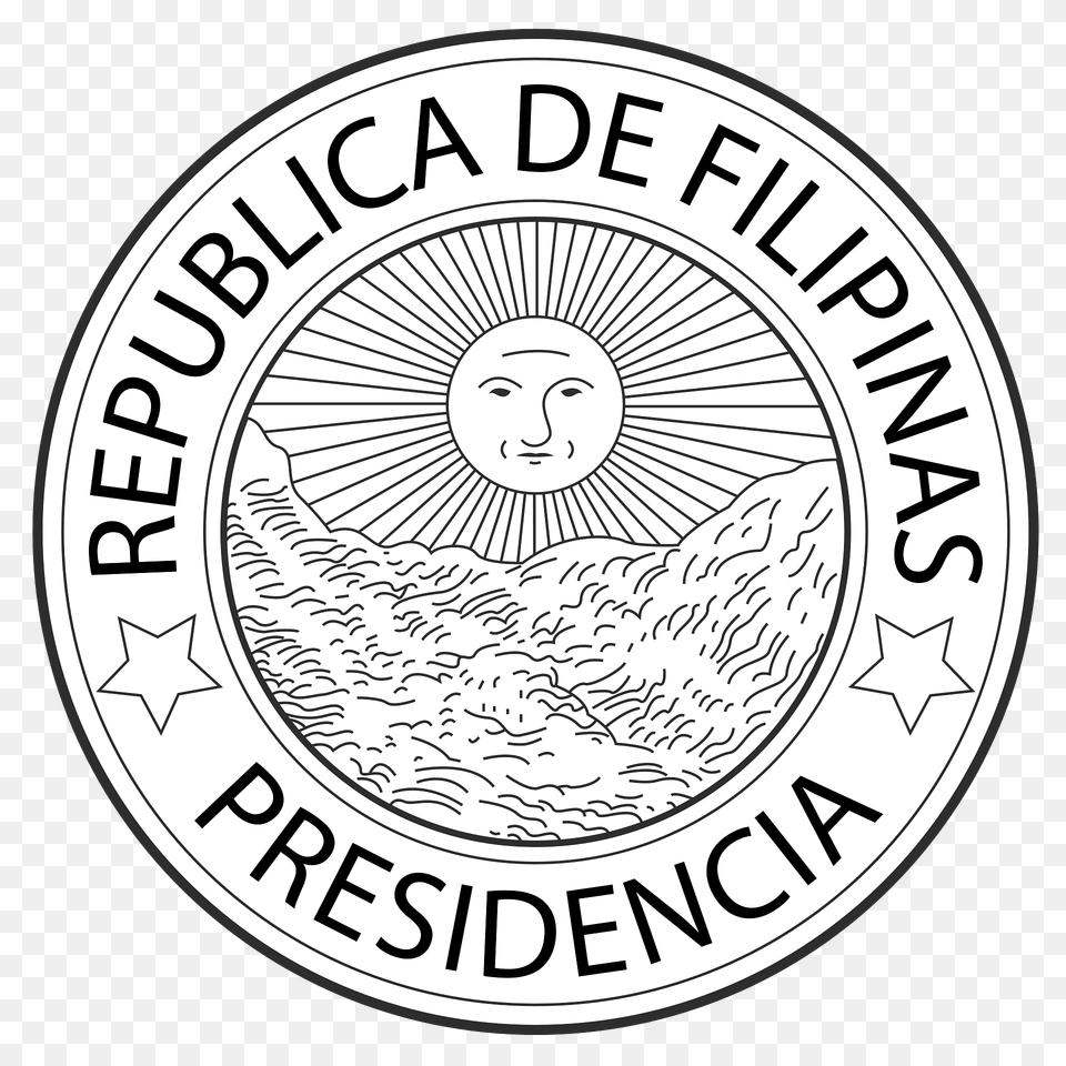 Seal Of The Republic Of Biak Na Bato Clipart, Badge, Symbol, Logo, Head Free Transparent Png