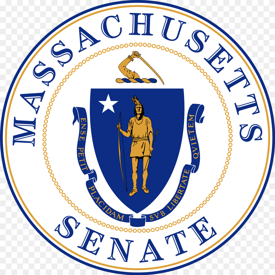 Seal Of The Senate Of Massachusetts Clipart, Emblem, Logo, Symbol, Adult Free Png Download
