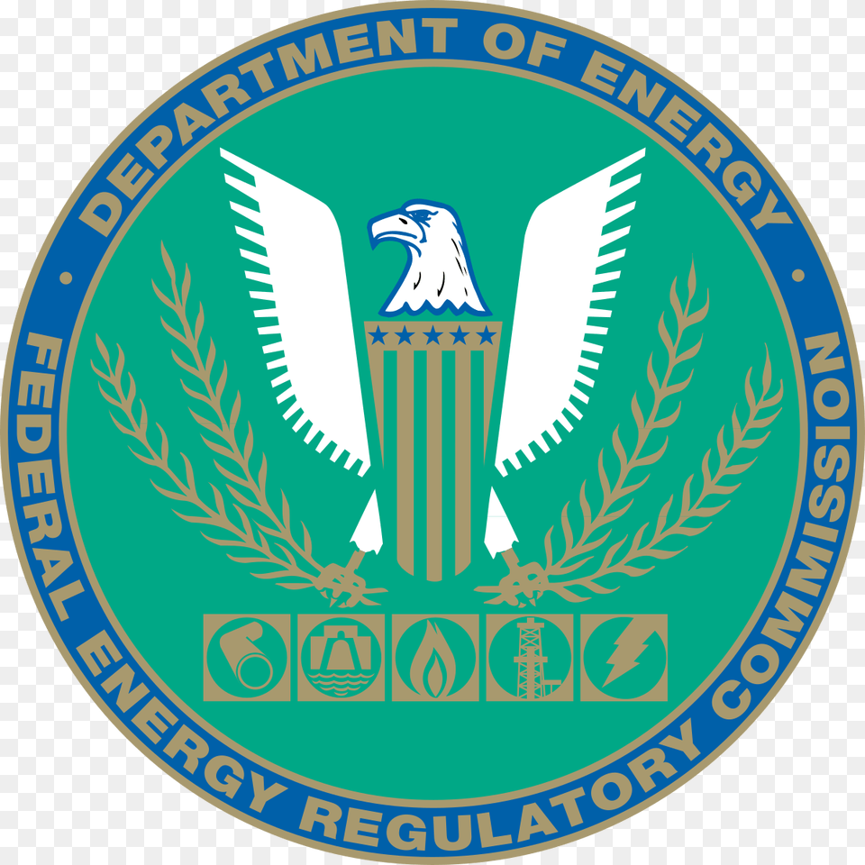 Seal Of The United States Federal Energy Regulatory Federal Energy Regulatory Commission, Badge, Emblem, Logo, Symbol Free Png Download