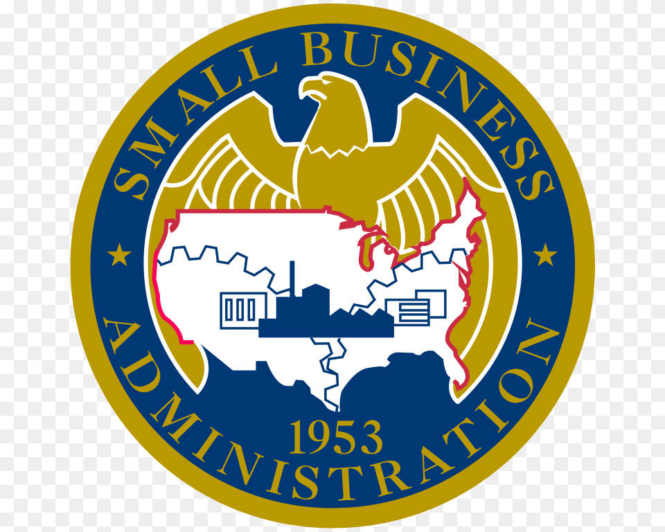 Seal Of The United States Small Business Administration, Badge, Logo, Symbol, Emblem Free Transparent Png