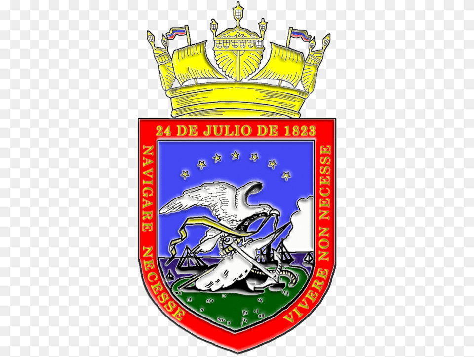 Seal Of The Venezuelan Navy Bolivarian Navy Of Venezuela, Badge, Logo, Symbol, Emblem Free Transparent Png