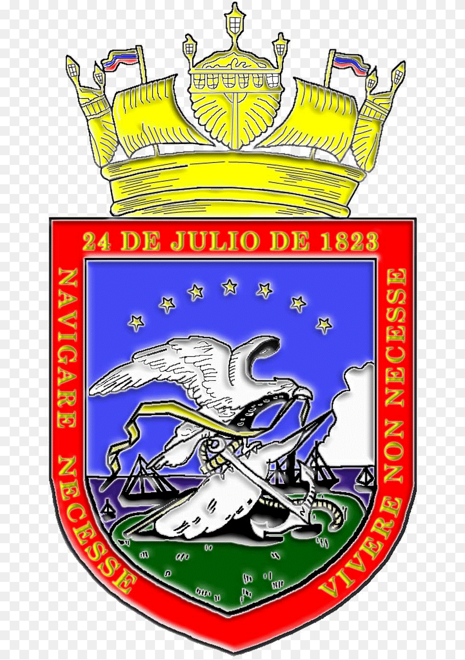 Seal Of The Venezuelan Navy Bolivarian Navy Of Venezuela, Badge, Symbol, Logo, Emblem Png