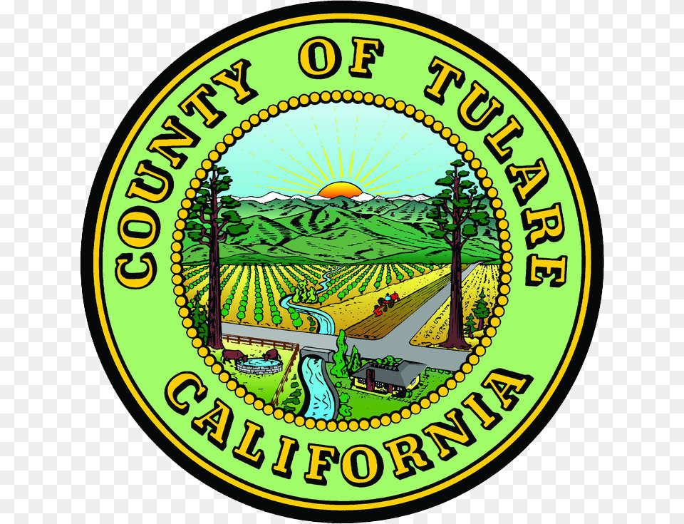 Seal Of Tulare County California Mass Gov, Logo, Outdoors, Plant, Vegetation Free Transparent Png