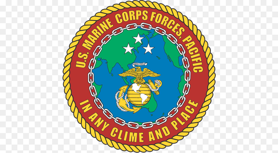 Seal Of U S Marine Corps Forces Pacific, Logo, Badge, Emblem, Symbol Png