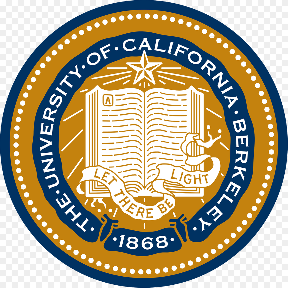 Seal Of University Of California Berkeley Clipart, Badge, Logo, Symbol, Emblem Free Png