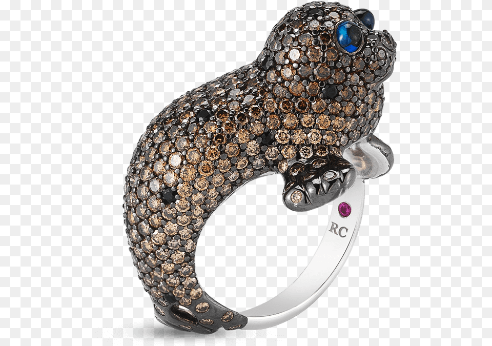 Seal Ring With Diamonds And Sapphires Ring, Accessories, Jewelry, Bracelet, Gemstone Png Image