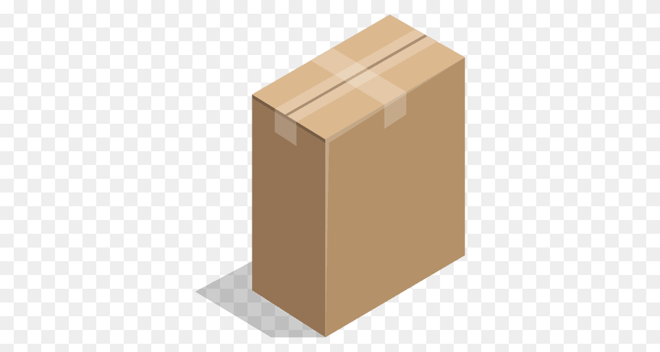 Sealed Wide Cardboard Box, Carton, Package, Package Delivery, Person Png Image