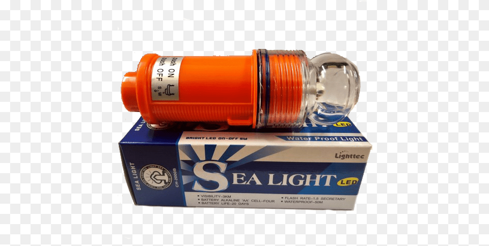 Sealight Strobe Light Fishing International Supplies Cylinder, Bottle, Can, Tin Free Png Download