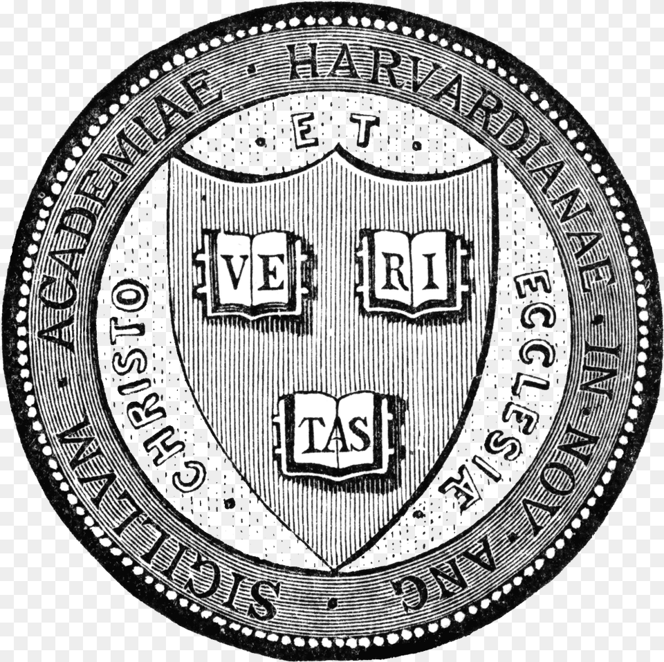 Seals Of Harvard University, Logo, Badge, Symbol, Coin Free Png Download