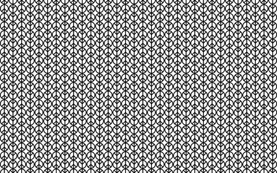 Seamless Alternating Peace Sign Pattern Clipart, Texture Png Image