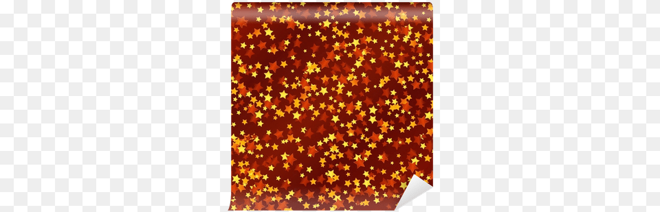 Seamless Background With Golden Stars Wall Mural Canvas, Pattern Free Png Download