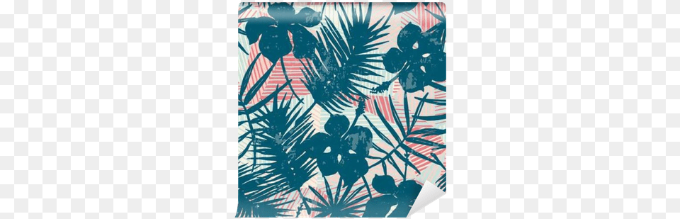 Seamless Exotic Pattern With Tropical Plants Tropics, Art, Collage, Floral Design, Graphics Free Transparent Png