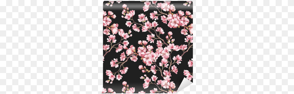 Seamless Pattern With Cherry Blossoms Cherry Blossom, Flower, Plant, Cherry Blossom, Art Png